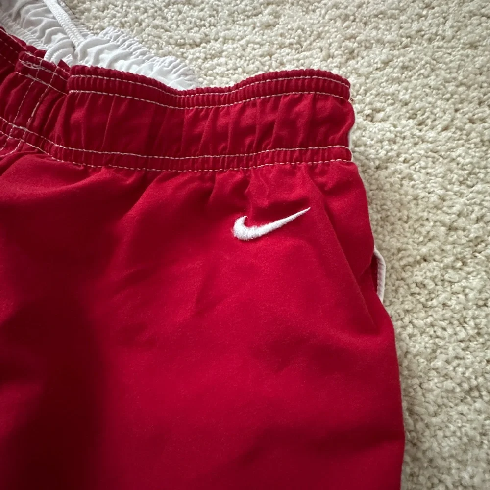 Boys Large Red swim trunks Nike